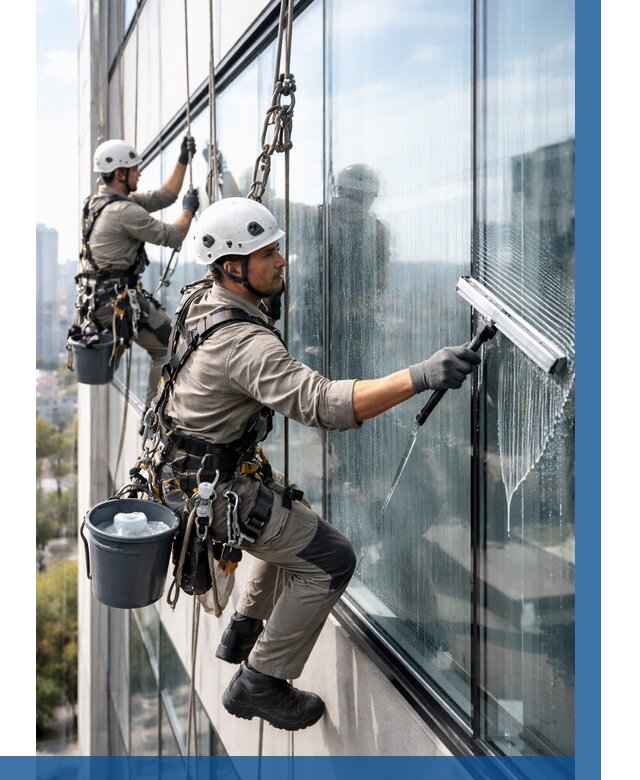 Мойка окон альпинистами в Сочи от 4651 р. | ВЫСОТНИК-Счи