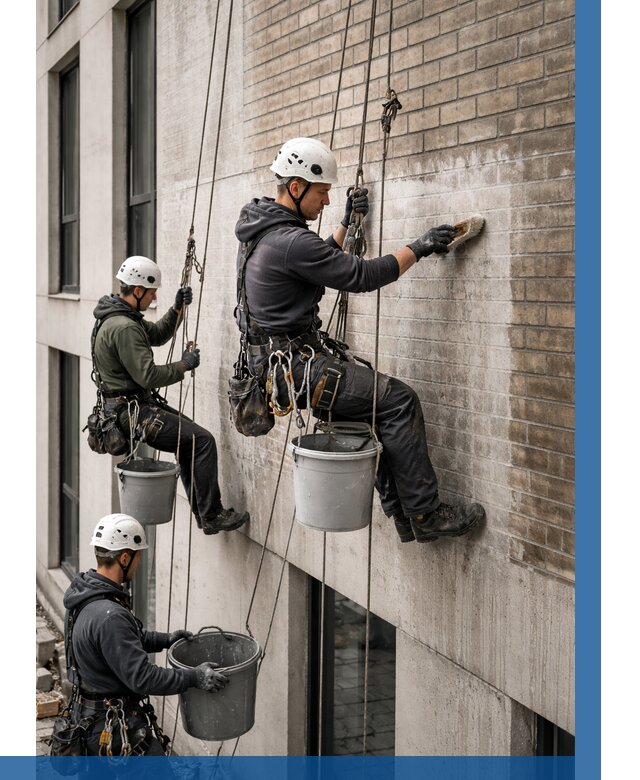 Удаление высолов с фасада в Сочи от 258 р. | ВЫСОТНИК-Счи