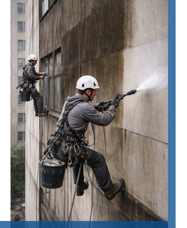 Очистка фасада от копоти в Сочи от 258 р. | ВЫСОТНИК-Счи