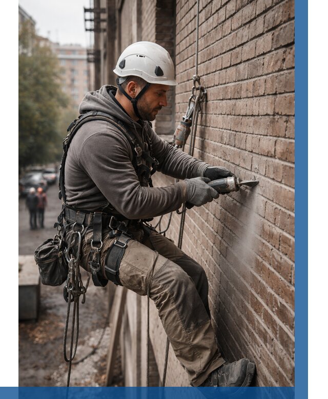 Расшивка кирпичных швов в Сочи от 620 р. | ВЫСОТНИК-Счи