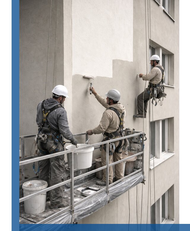 Покраска оштукатуренного фасада в Сочи под ключ с гарантией