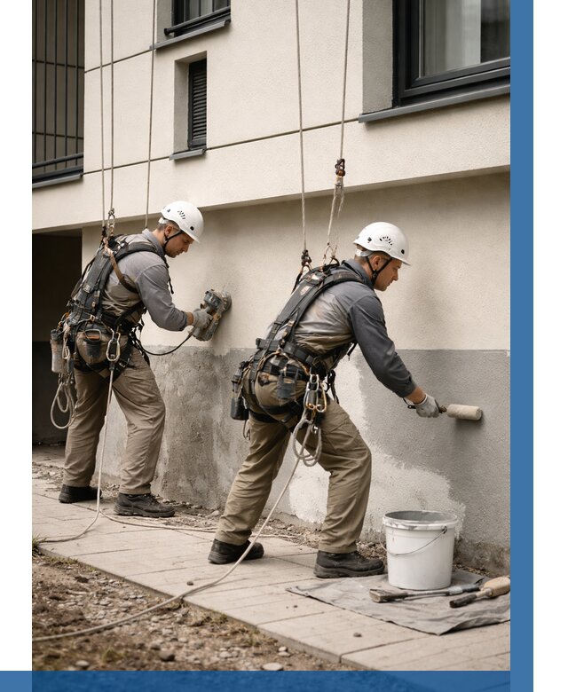 Окраска цоколя здания в Сочи от 465 р. под ключ | ВЫСОТНИК-Счи