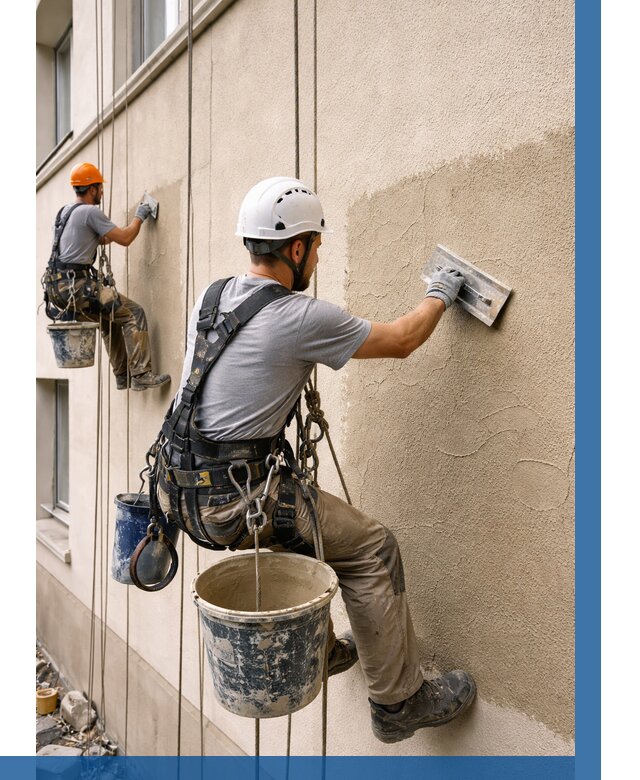 Декоративная штукатурка фасада в Сочи от 1240 р. | ВЫСОТНИК-Счи