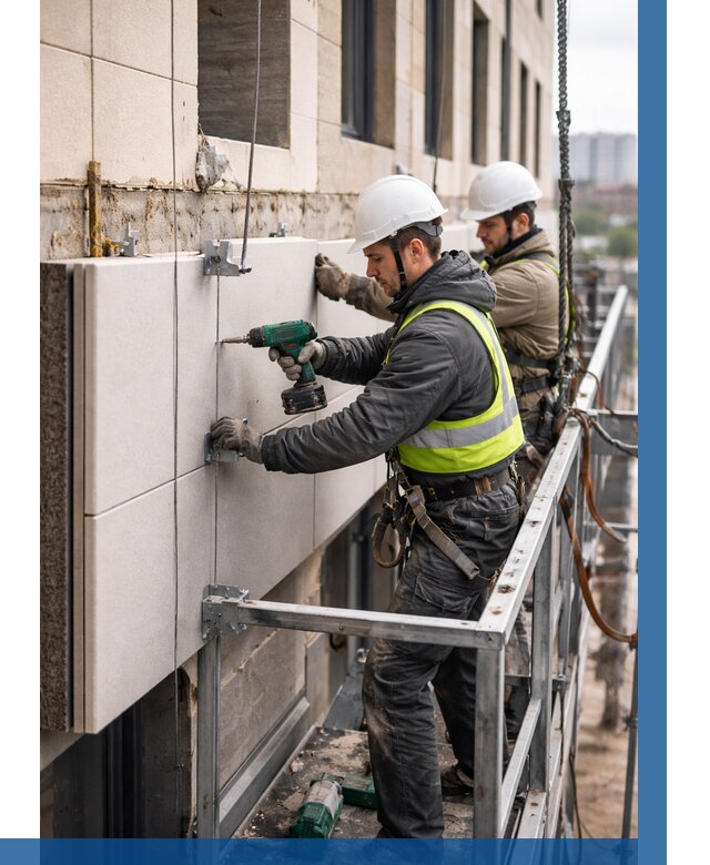 Монтаж фасадных термопанелей в Сочи от 1550 р. | ВЫСОТНИК-Счи