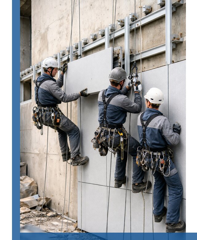 Монтаж вентилируемого фасада в Сочи под ключ с гарантией качества