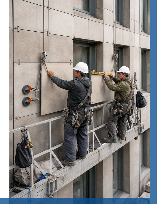 Монтаж керамогранита на фасад в Сочи от 2584 р. | ВЫСОТНИК-Счи