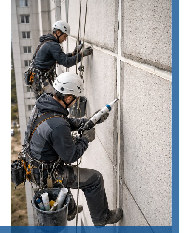 Герметизация межпанельных швов в Сочи от 724 р. | ВЫСОТНИК-Счи