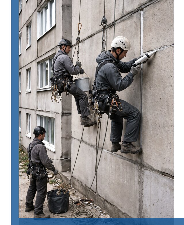 Герметизация межпанельных швов в Сочи с гарантией герметичности