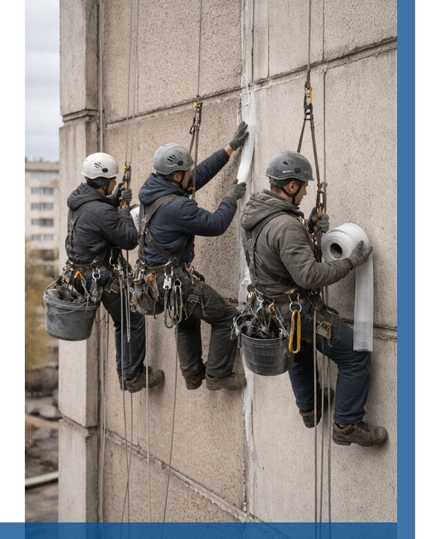 Ремонт межпанельных швов в Сочи от 775 р. | ВЫСОТНИК-Счи