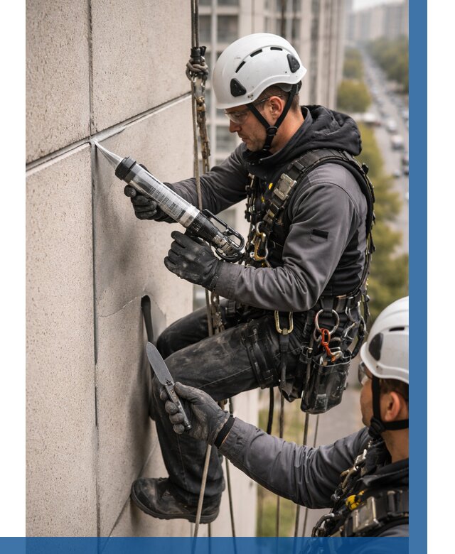 Первичная герметизация швов в Сочи от 620 р. | ВЫСОТНИК-Счи