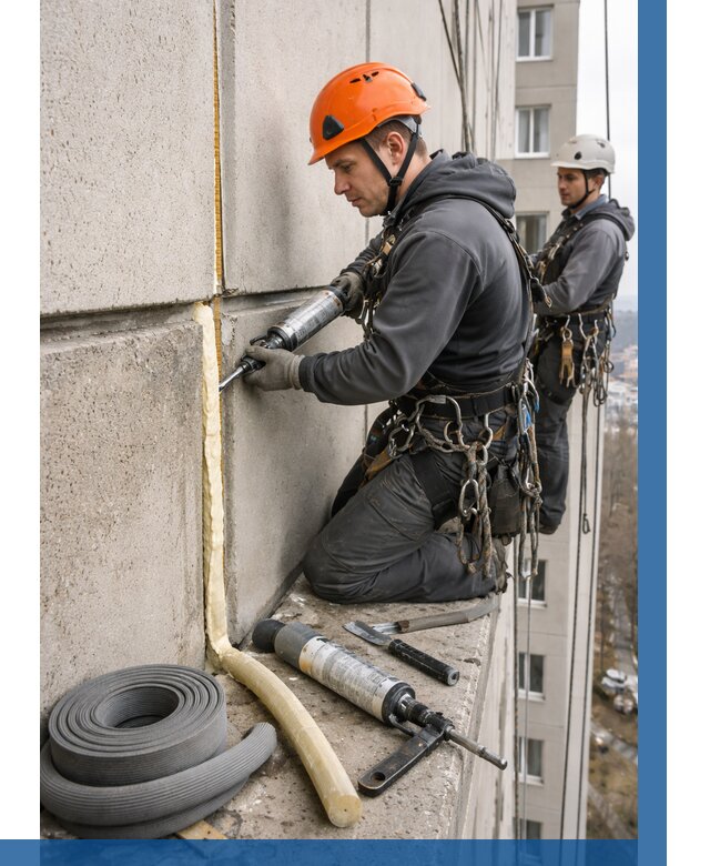 Теплый шов межпанельные швы в Сочи от 724 р. | ВЫСОТНИК-Счи