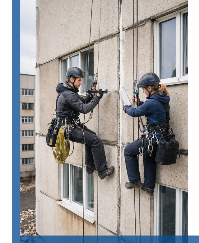 Герметизация межпанельных швов тёплым швом в Сочи