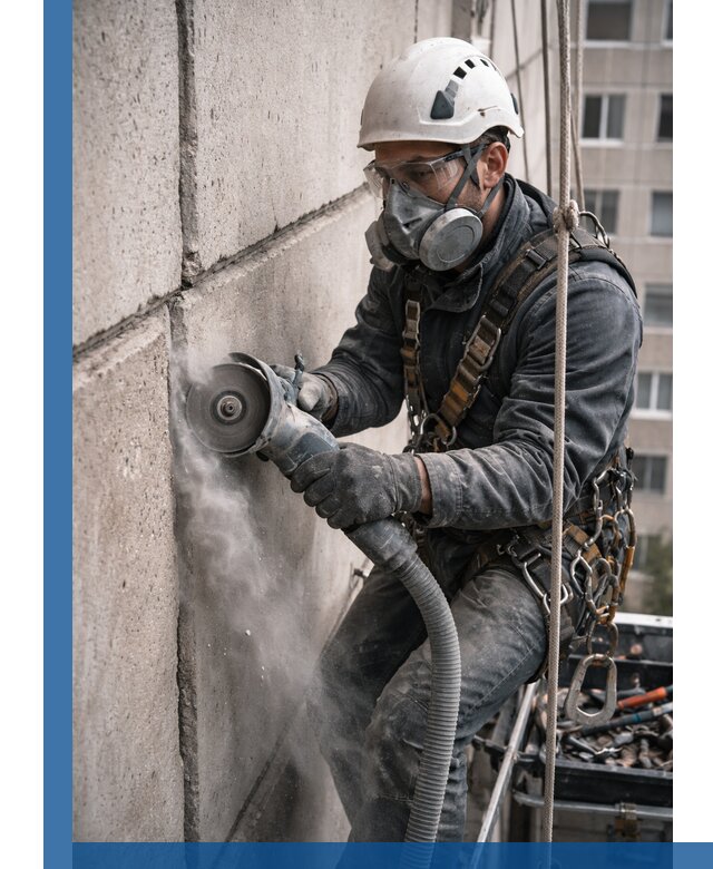 Штробление межпанельных швов в Сочи качественно и быстро