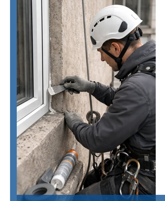 Герметизация монтажных швов окон в Сочи с гарантией качества