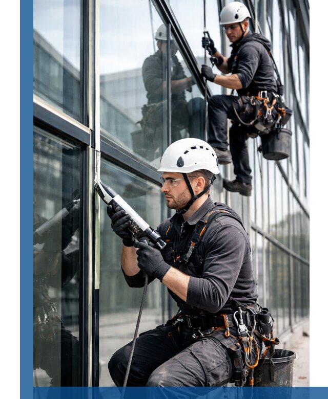 Герметизация витражных швов в Сочи для зданий и фасадов