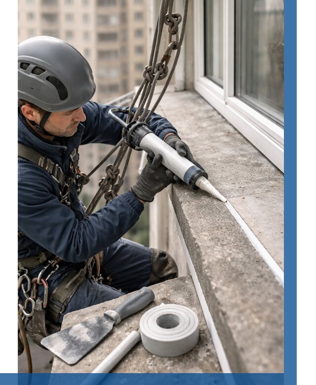 Герметизация балконного козырька в Сочи от 4651 р. | ВЫСОТНИК-Счи