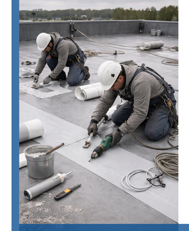 Ремонт мембранной кровли в Сочи качественно и с гарантией