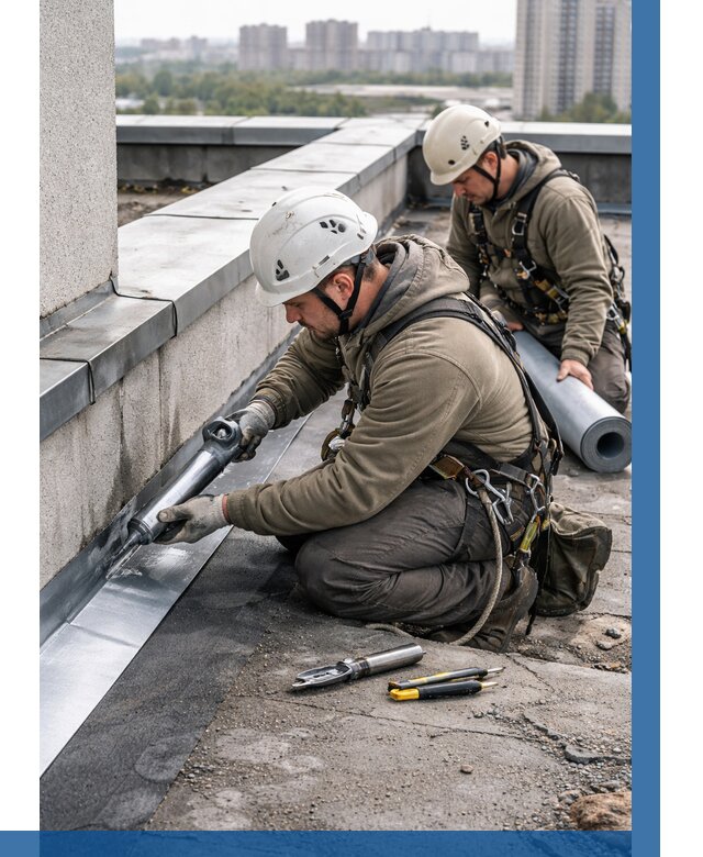 Ремонт кровельных примыканий в Сочи от 1240 р. | ВЫСОТНИК-Счи