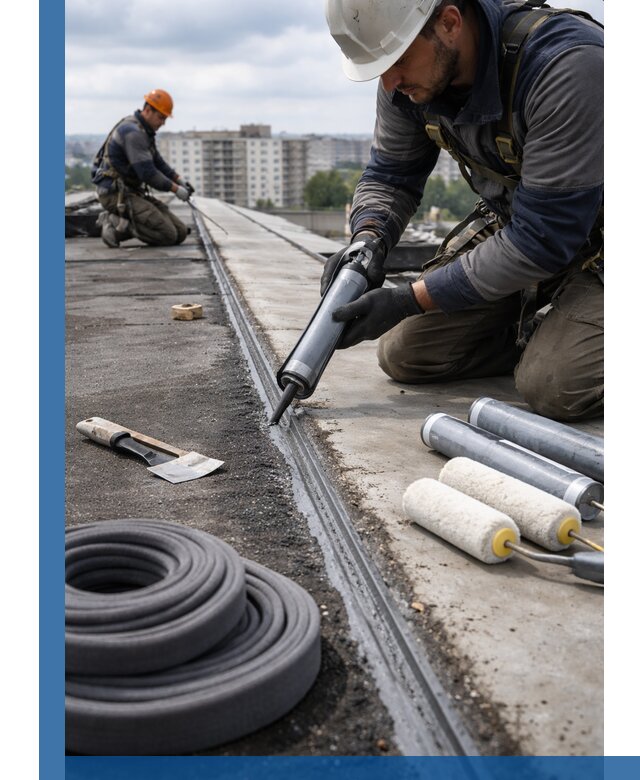 Герметизация швов кровли в Сочи с гарантией герметичности