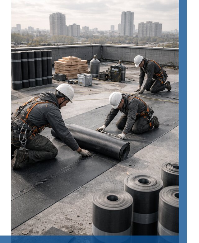 Монтаж мягкой кровли под ключ в Сочи от 465 р. | ВЫСОТНИК-Счи