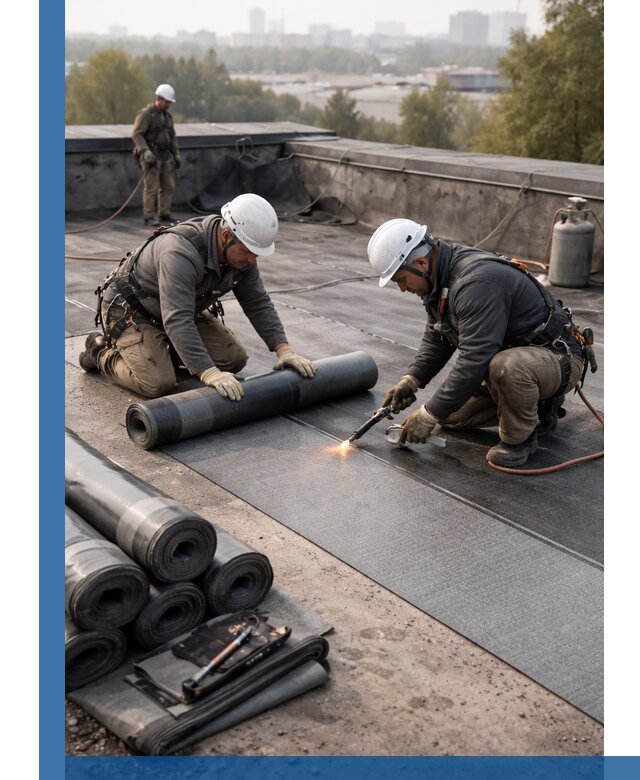 Монтаж мягкой кровли в Сочи профессионально и надежно
