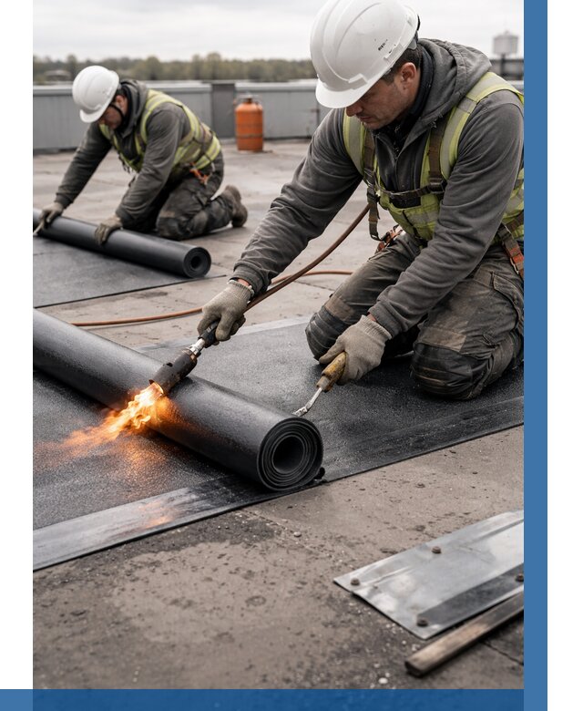 Монтаж наплавляемой кровли в Сочи от 879 р. — ВЫСОТНИК-Счи