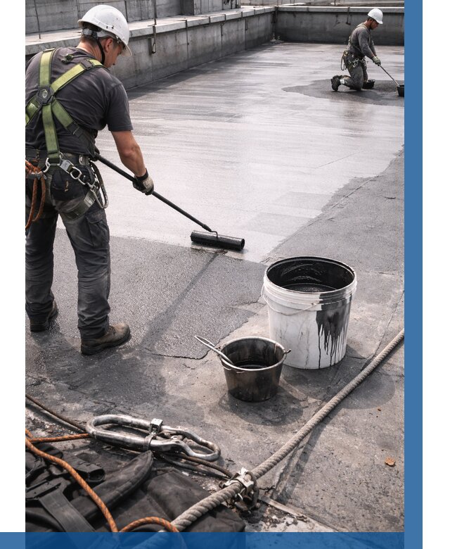 Гидроизоляция кровли жидкой резиной в Сочи от 517 р. | ВЫСОТНИК-Счи