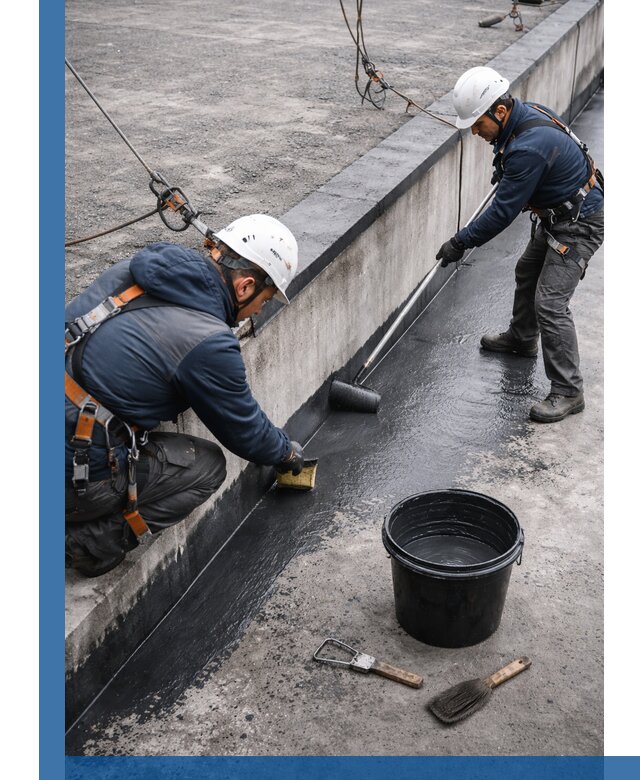 Гидроизоляция кровли жидкой резиной профессионально в Сочи