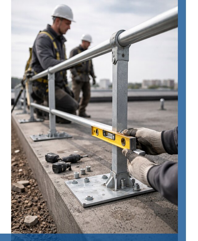 Монтаж кровельного ограждения в Сочи от 1240 р. | ВЫСОТНИК-Счи