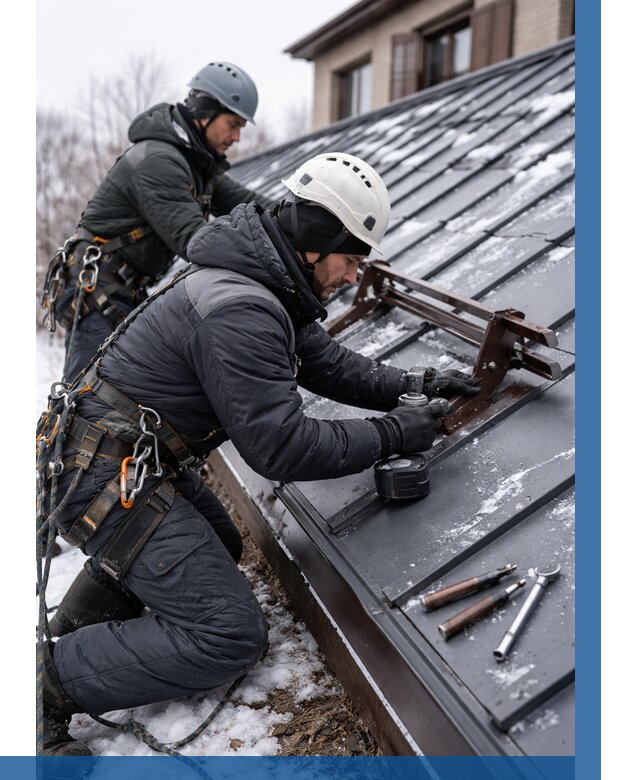 Монтаж снегозадержателей в Сочи от 465 р. | ВЫСОТНИК-Счи