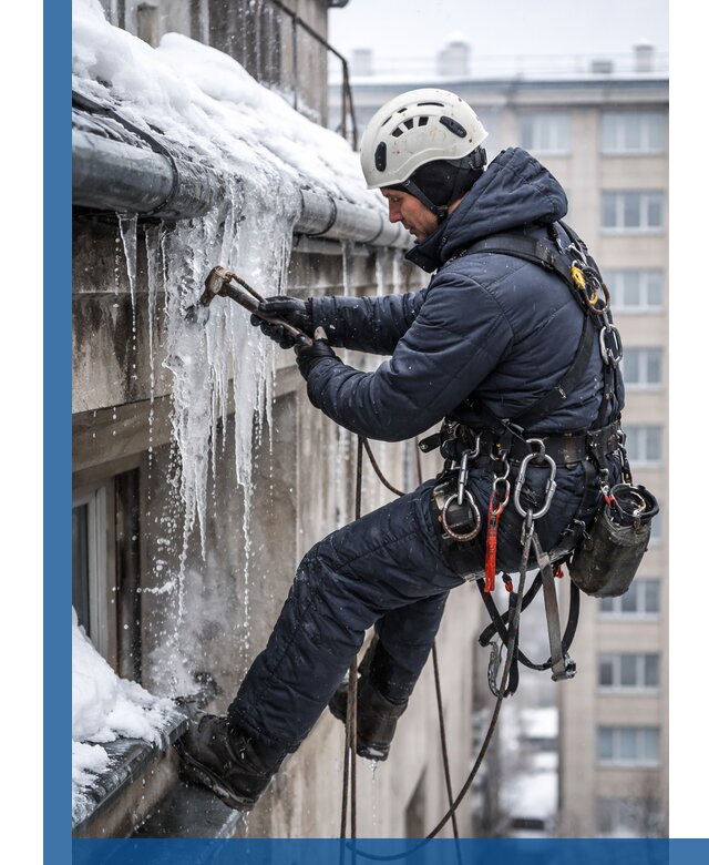 Удаление наледи и чистка водостоков в Сочи оперативно и безопасно