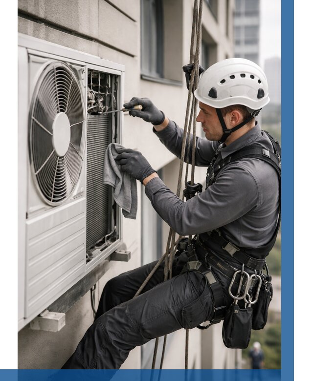 Обслуживание внешнего блока кондиционера в Сочи от 2791 р.ВЫСОТНИК-Счи