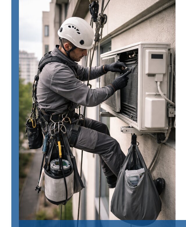 Обслуживание внешнего блока кондиционера в Сочи профессионально