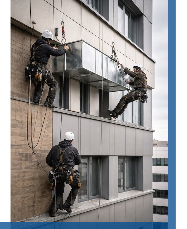 Монтаж воздуховодов на фасаде в Сочи от 1550 р. | ВЫСОТНИК-Счи