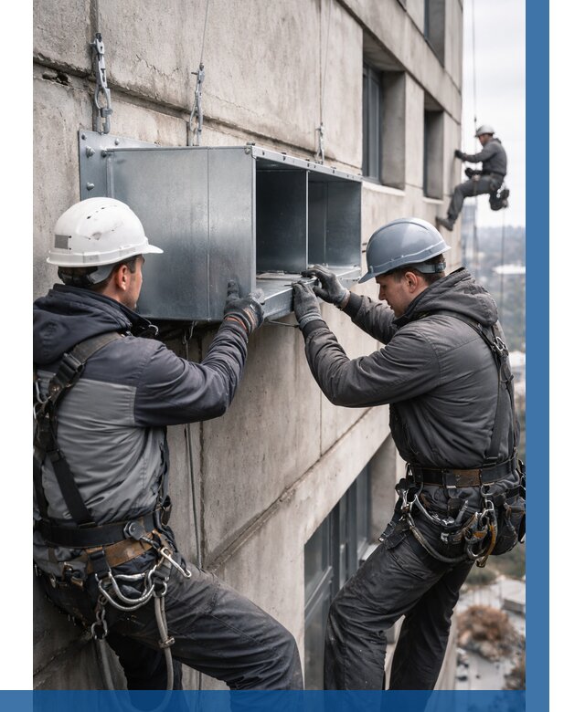 Монтаж вентиляционных коробов в Сочи от 3101 р. | ВЫСОТНИК-Счи