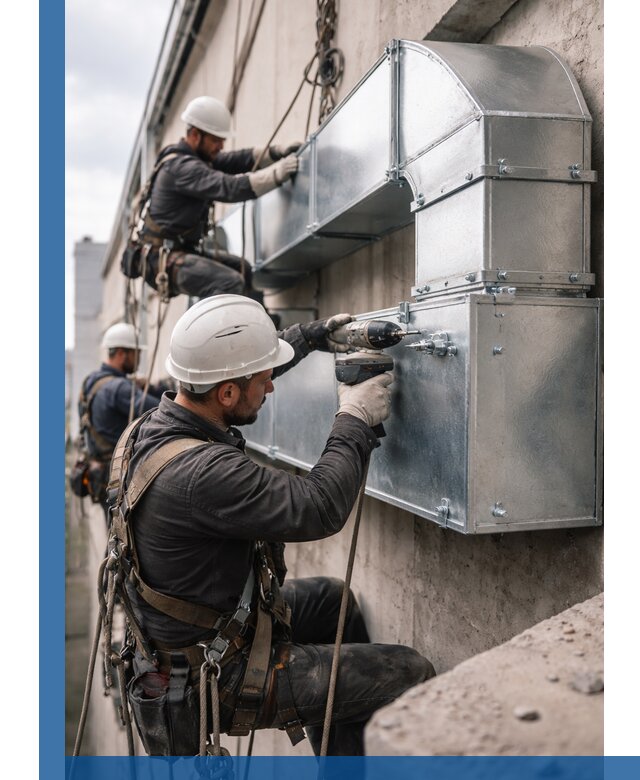 Профессиональный монтаж вентиляционных коробов в Сочи под ключ