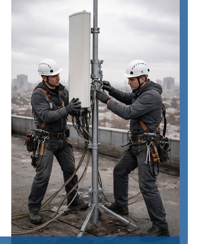 Монтаж антенн связи на крыше в Сочи от 8786 р. | ВЫСОТНИК-Счи