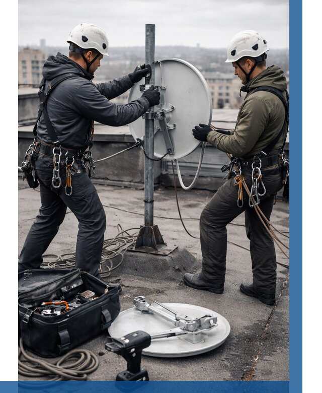 Демонтаж антенн на крыше в Сочи от 4651 р. | ВЫСОТНИК-Счи