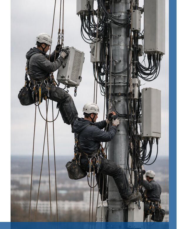 Монтаж оборудования связи на мачте в Сочи от 7752 р. | ВЫСОТНИК-Счи