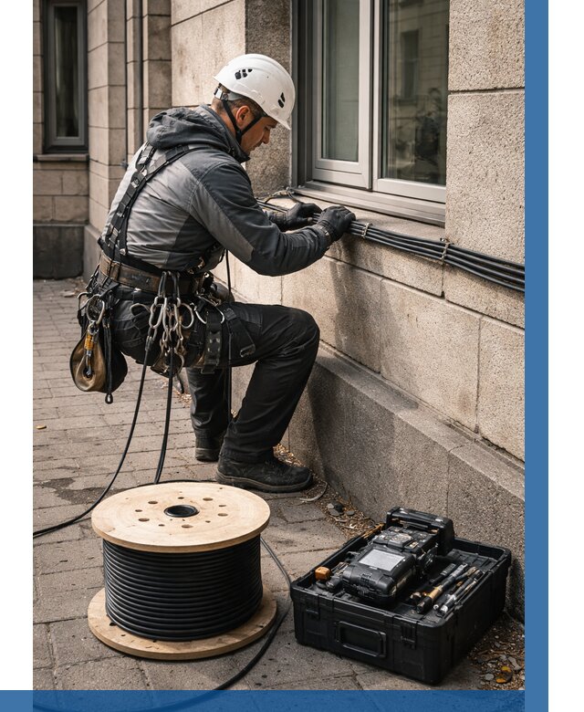 Прокладка оптоволоконного кабеля в Сочи от 827 р. | ВЫСОТНИК-Счи