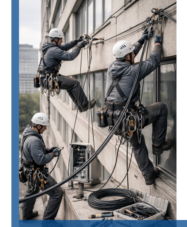 Прокладка оптоволоконного кабеля в Сочи под ключ с тестированием