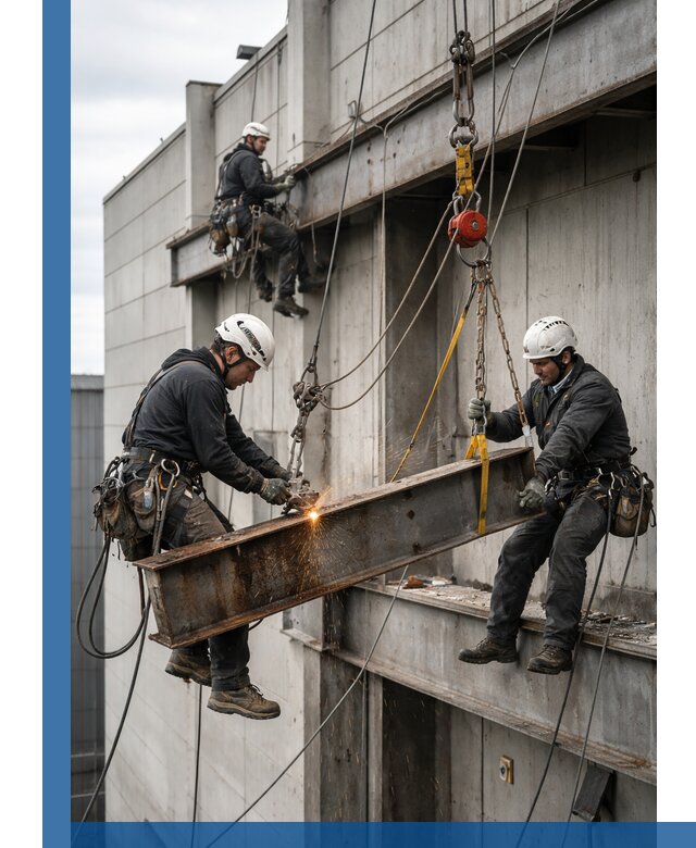 Демонтаж металлоконструкций на высоте в Сочи под ключ