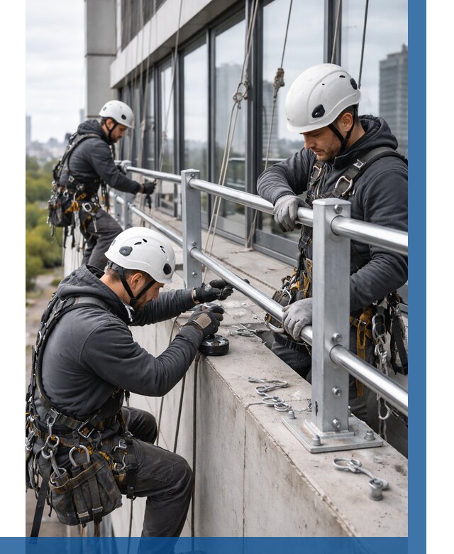 Монтаж ограждений на высоте в Сочи, от 1240 р. | ВЫСОТНИК-Счи