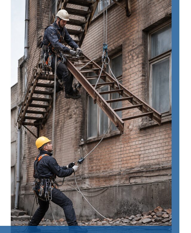 Демонтаж пожарной лестницы в Сочи от 12403 р. | ВЫСОТНИК-Счи