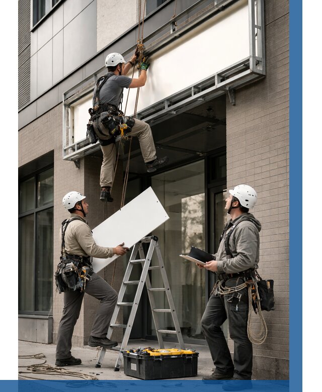 Монтаж светового короба в Сочи от 6718 р. | ВЫСОТНИК-Счи