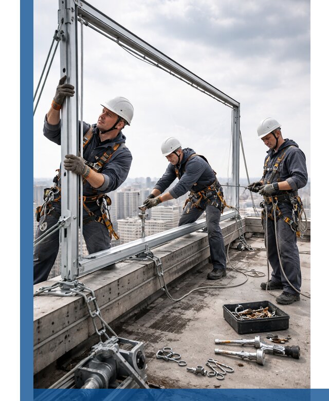 Монтаж крышных рекламных конструкций под ключ в Сочи