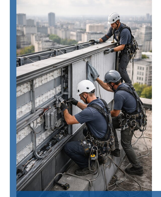 Профессиональное обслуживание крышной рекламы в Сочи под ключ