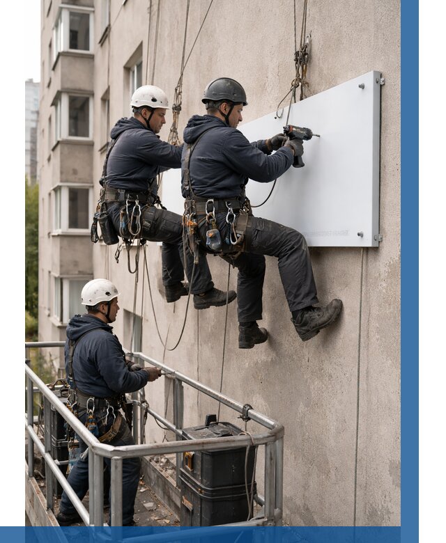 Монтаж табличек и указателей в Сочи от 3618 р. | ВЫСОТНИК-Счи