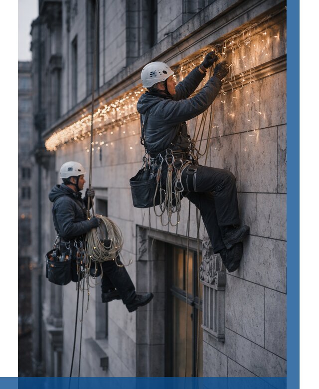 Монтаж новогодней иллюминации в Сочи от 8786 р. | ВЫСОТНИК-Счи