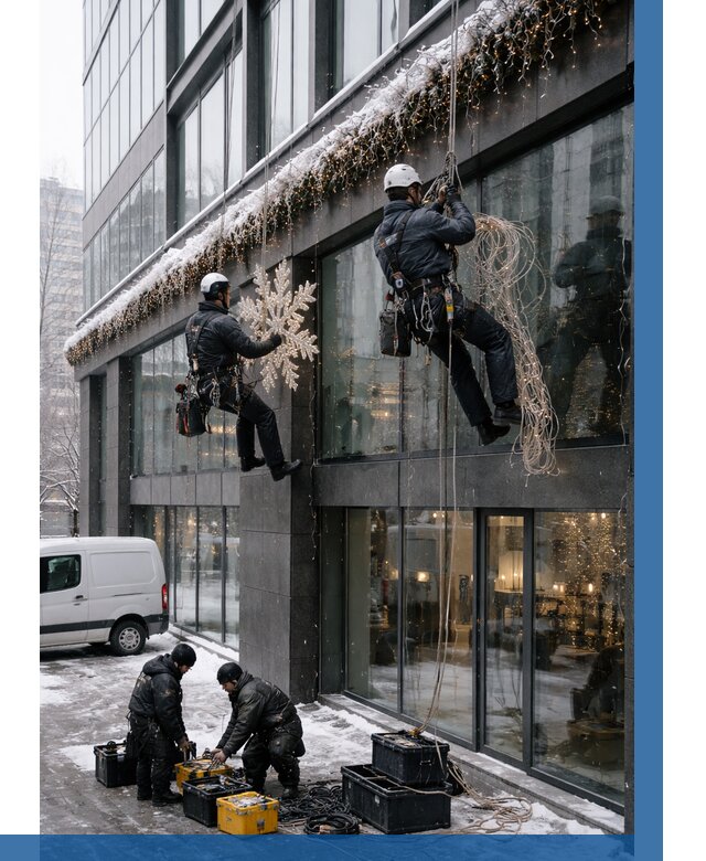 Демонтаж новогоднего оформления в Сочи от 5685 р. | ВЫСОТНИК-Счи